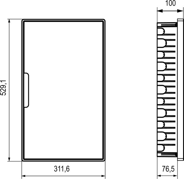 Бокс пластиковый DKC Frame 36M / F36B1WW