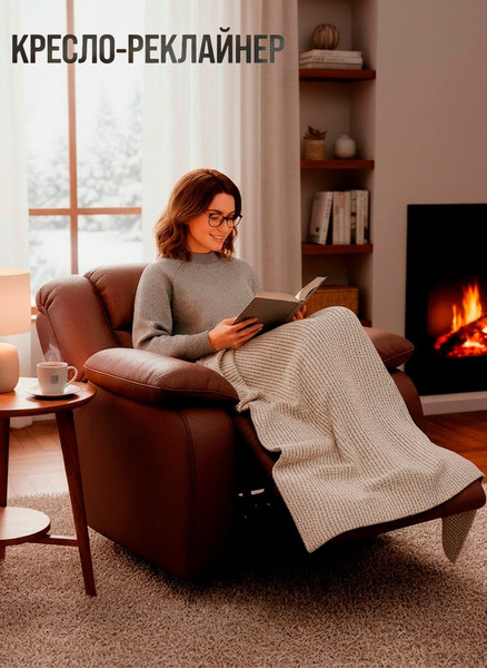 Кресло-реклайнер ЭкоДизайн Маранта электрическое c USB