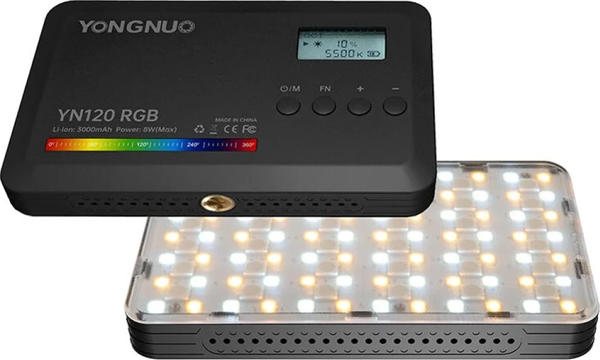 Осветитель студийный Yongnuo YN120 RGB