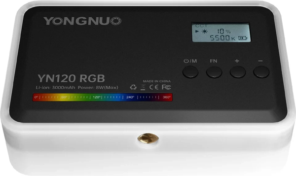 Осветитель студийный Yongnuo YN120 RGB
