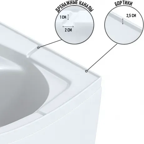 Душевой поддон Niagara Promo P100/80/26L