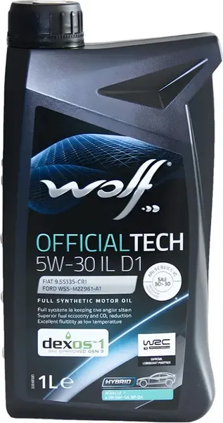 Моторное масло WOLF OfficialTech 5W30 IL D1 / 1054586 - фото