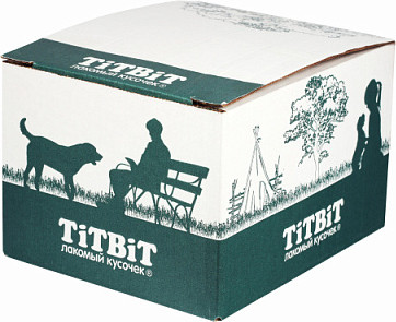 Лакомство для собак TiTBiT Dental+ Зубная щетка с мясом кролика / 19887