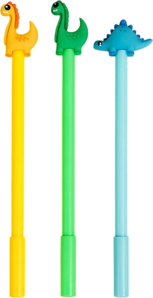 Набор шариковых ручек ILikeGift Colorful Dinopark K-126P-011-03 - фото
