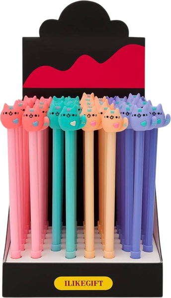 Набор шариковых ручек ILikeGift Cute cat K-126P-046-03 - фото