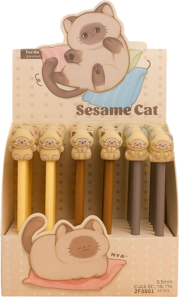 Набор шариковых ручек ILikeGift Sesame cat K-ZF3601