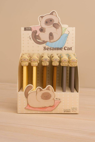 Набор шариковых ручек ILikeGift Sesame cat K-ZF3601