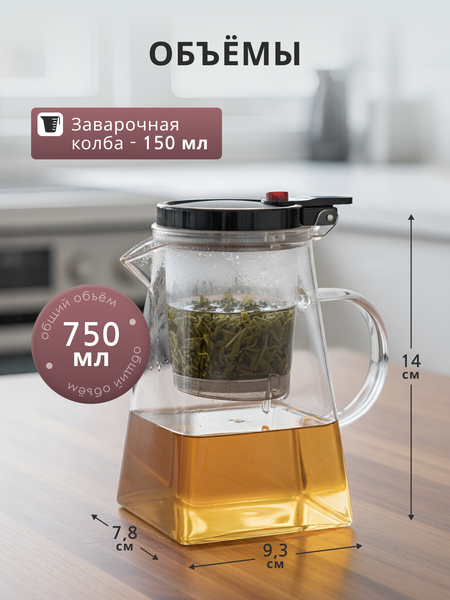 Заварочный чайник Homa Fr-05-750