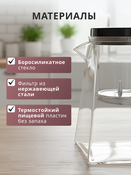 Заварочный чайник Homa Fr-05-750