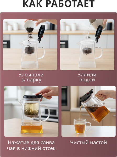 Заварочный чайник Homa Fr-05-750