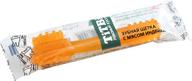 Лакомство для собак TiTBiT Dental+ Зубная щетка с мясом индейки / 19863