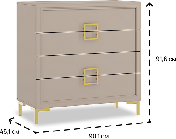 Комод Ангстрем Дольче спальня ДЛ-101.02 исп.32