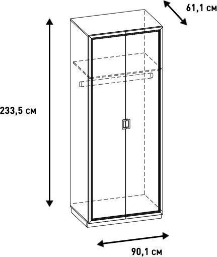 Шкаф Ангстрем Дольче спальня ДЛ-200.01 исп.72