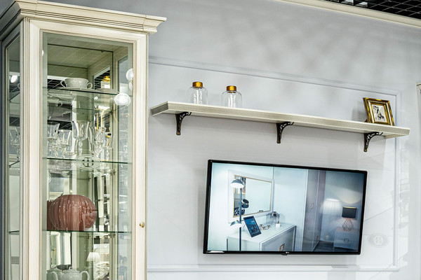 Полка Ангстрем Настенная Изотта гостиная ИТ-025.03 исп.3