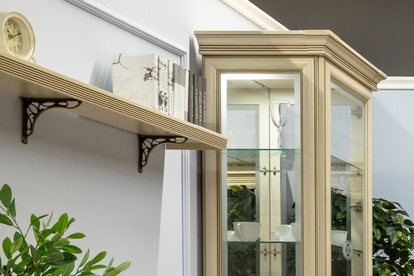 Шкаф с витриной Ангстрем Изотта гостиная ИТ-224.29 исп.29