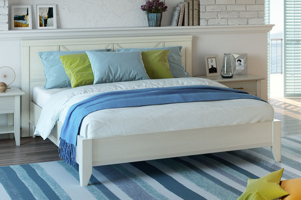 Двуспальная кровать Ангстрем Кантри спальня КА-800.26 исп.21