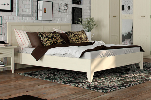 Двуспальная кровать Ангстрем Кантри спальня КА-800.26 исп.21