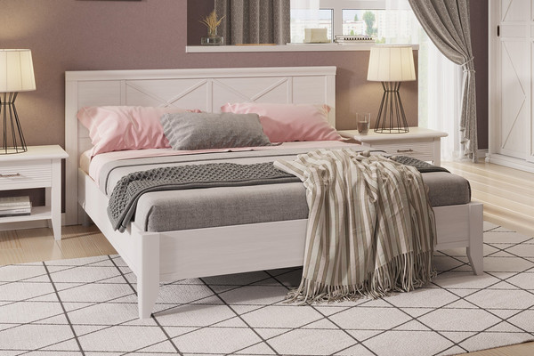 Двуспальная кровать Ангстрем Кантри спальня КА-800.26 исп.22