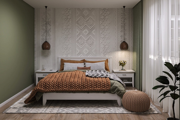 Двуспальная кровать Ангстрем Кантри спальня КА-800.26 исп.22