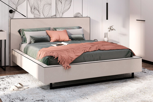 Двуспальная кровать Ангстрем Милагро спальня Малага-810.26 (М)