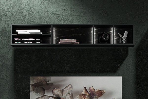 Полка Ангстрем Навесная Милагро гостиная МИ-437.00