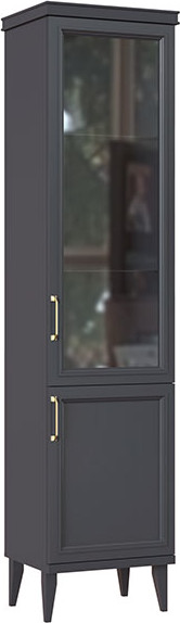 Шкаф с витриной Ангстрем Орландо гостиная ОР-225.60 исп.6 - фото