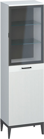 Шкаф с витриной Ангстрем Хилтон гостиная ХТ-224.04 левый исп.4 - фото