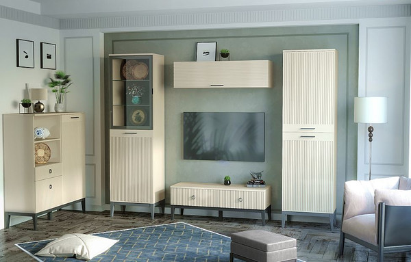 Шкаф Ангстрем Хилтон гостиная ХТ-224.04 левый исп.2