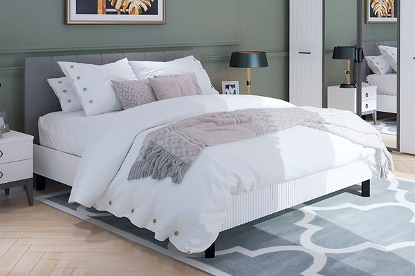 Двуспальная кровать Ангстрем Хилтон спальня ХТ-800.26 исп.21