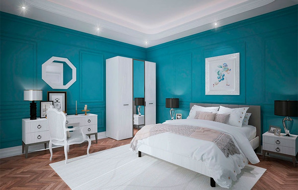 Двуспальная кровать Ангстрем Хилтон спальня ХТ-800.26 исп.21