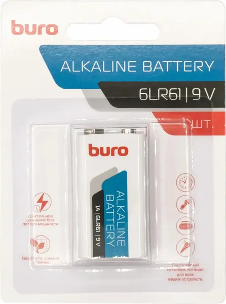 Батарейка Buro Крона 6LR61