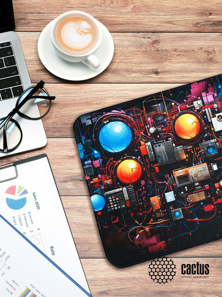 Коврик для мыши Cactus Wires CS-MP-PRO15XL