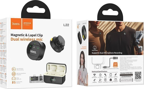 Радиосистема микрофонная Hoco L22