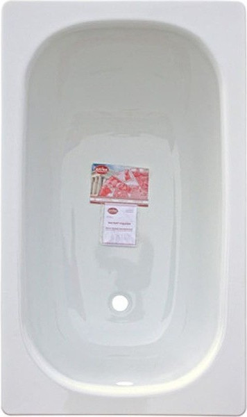 Ванна стальная ВИЗ Antika 105x65 / А-10901 (белая орхидея, с опорной подставкой без ранта)