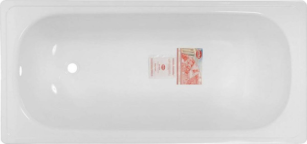 Ванна стальная ВИЗ Antika 160x70 / А-60001 (белая орхидея, с опорной подставкой с рантом)