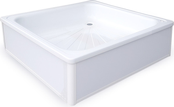 Экран для душевого поддона МетаКам 80x80 / ЭДS_006445