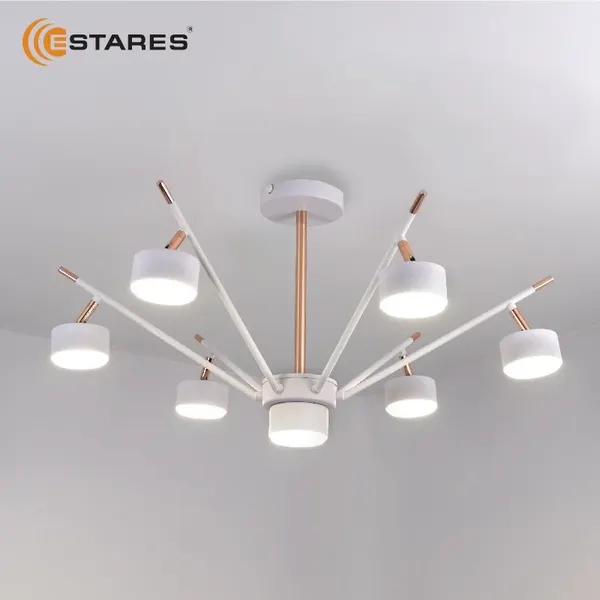 Люстра Estares Atena 7хGX53 R-750x350-WHITE/GOLD-220-IP20