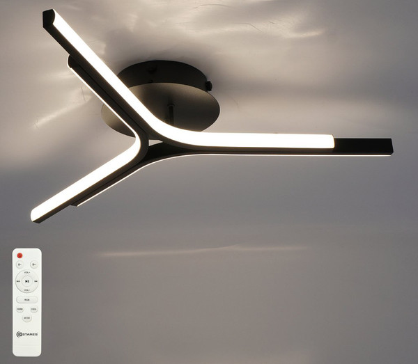 Люстра Estares Ruby 60W 3L-RC-600x90-BLACK/WHITE-220-IP20