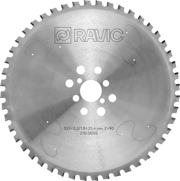 Пильный диск Ravic 355x2.2/1.8x25.4мм Z=90 - фото