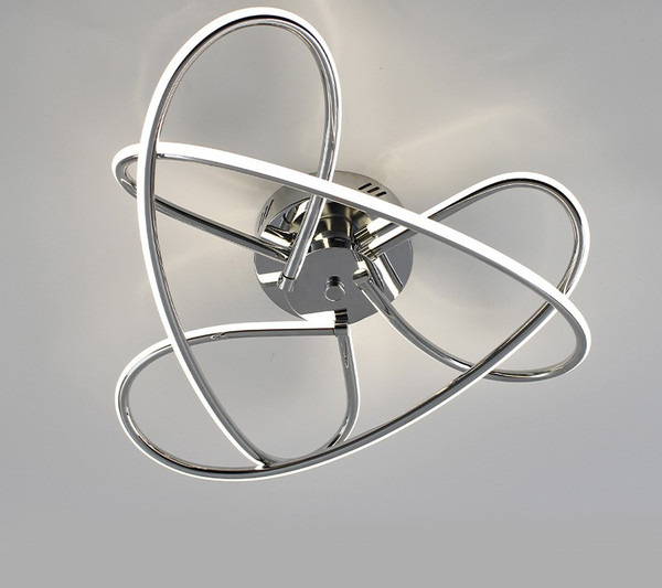 Люстра Estares Liana Mono 70W R-460х190-CHROME/WHITE-220-IP20/4000K - фото