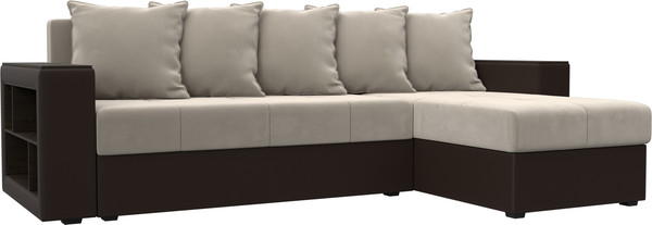 Диван угловой Лига Диванов Дубай Лайт универсальный / 114182 - фото