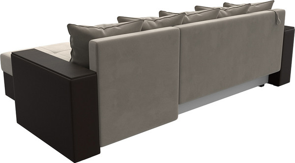 Диван угловой Лига Диванов Дубай Лайт универсальный / 114182