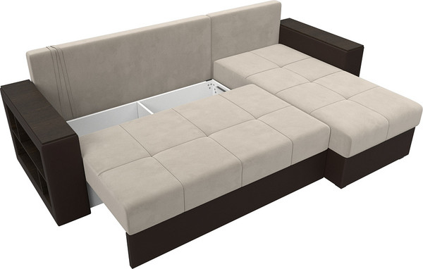 Диван угловой Лига Диванов Дубай Лайт универсальный / 114182