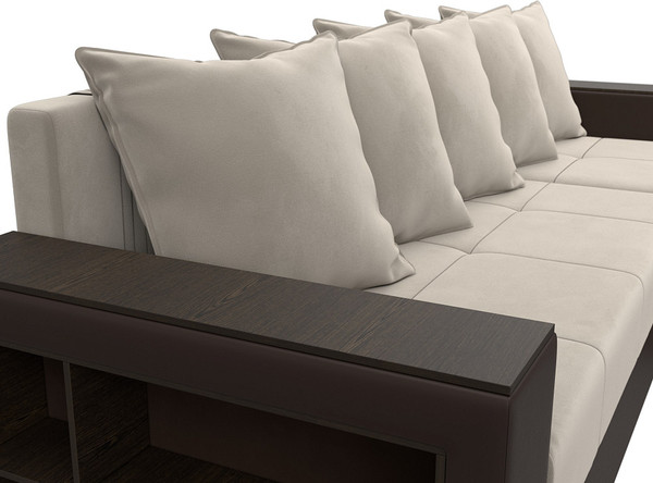 Диван угловой Лига Диванов Дубай Лайт универсальный / 114182