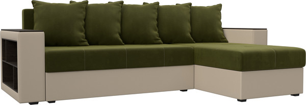 Диван угловой Лига Диванов Дубай Лайт универсальный / 114186 - фото