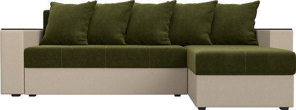 Диван угловой Лига Диванов Дубай Лайт универсальный / 114186