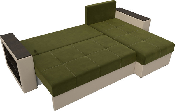 Диван угловой Лига Диванов Дубай Лайт универсальный / 114186