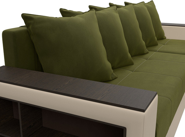 Диван угловой Лига Диванов Дубай Лайт универсальный / 114186