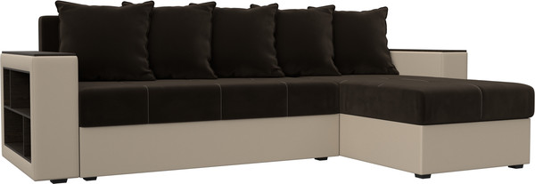 Диван угловой Лига Диванов Дубай Лайт универсальный / 114183 - фото