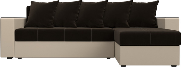 Диван угловой Лига Диванов Дубай Лайт универсальный / 114183